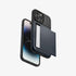 ACS04835 - iPhone 14 Pro Max Case Slim Armor CS in black showing the back